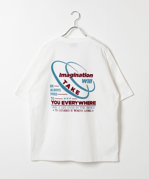 PBLIM(ページボーイリム)の「PBLIM/サークルロゴT(Tシャツ/カットソー・レディース・オフホワイト/ブルー/レッド/イエロー・MEDIUM/LARGE)」の20枚目の写真