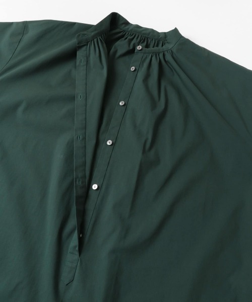 LAATO(ラート)の「wide sleeve one piece(ワンピース・レディース・ブラック/グリーン・FREE)」の12枚目の写真