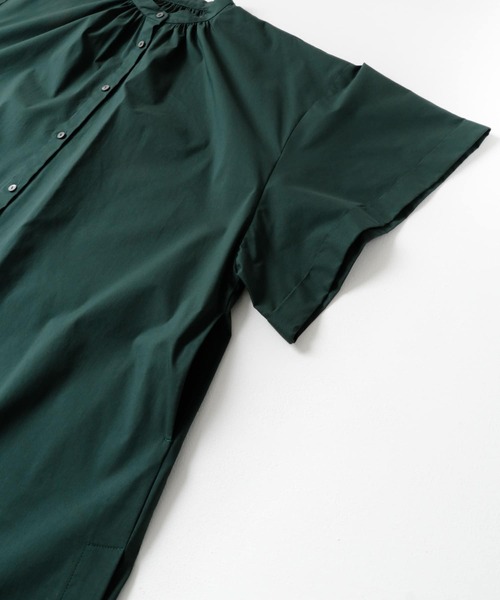 LAATO(ラート)の「wide sleeve one piece(ワンピース・レディース・ブラック/グリーン・FREE)」の13枚目の写真