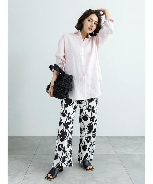 Te chichi（テチチ）の「アソートプリントイージーパンツ（その他パンツ・レディース・ブルー/オフホワイト/ベージュ・F）」の4枚目の写真