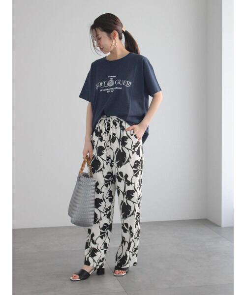 Te chichi（テチチ）の「アソートプリントイージーパンツ（その他パンツ・レディース・ブルー/オフホワイト/ベージュ・F）」の10枚目の写真