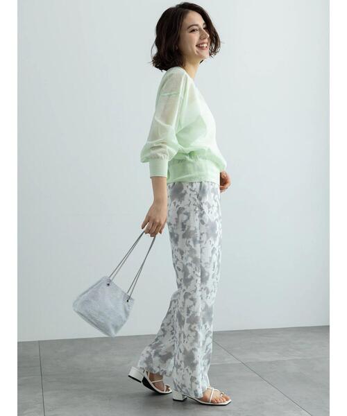Te chichi（テチチ）の「アソートプリントイージーパンツ（その他パンツ・レディース・ブルー/オフホワイト/ベージュ・F）」の19枚目の写真