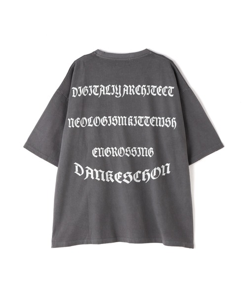 【WEB&DEPOT限定】DankeSchon/ダンケシェーン/活性染ロゴS/S Tee（Tシャツ/カットソー）｜DANKE SCHON（ダンケシェーン）