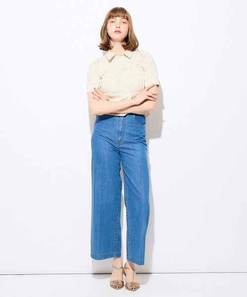 DEICY（デイシー）の「フリルビスチェセットブラウス（シャツ/ブラウス・レディース・ブラック系その他/オフホワイト/ブラック・FREE）」の13枚目の写真