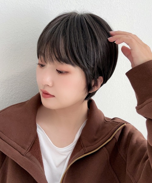 Brightlele(ブライトララ)の「「 イノセントマカロンショート 」 ウィッグ レディース ショート フルウィッグ ショートヘア ボブ(ウィッグ・レディース・その他2/その他3/その他1/その他5/その他4/その他6・フリー)」の7枚目の写真