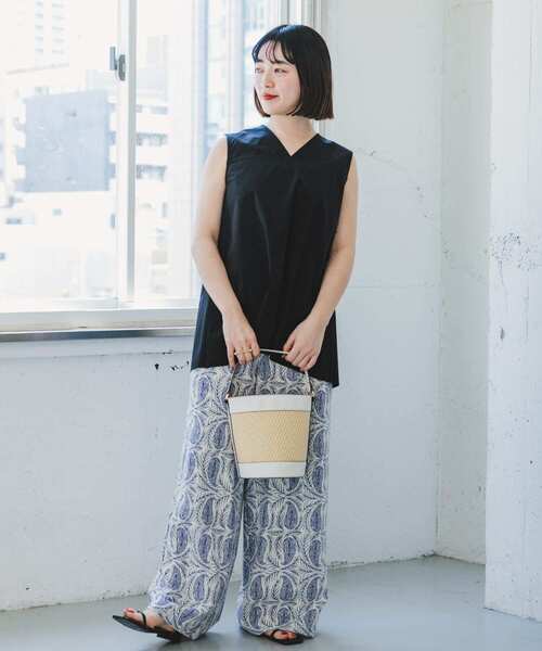 『セットアップ対応』『撥水/UVカット』ストレッチVネックプルオーバー