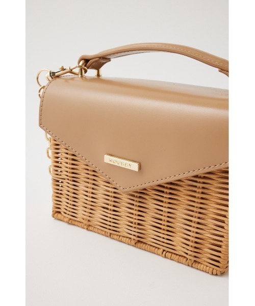 MISTO ベージュ かごバッグ 保存袋付き Amazon.co.jp: miketto 保冷