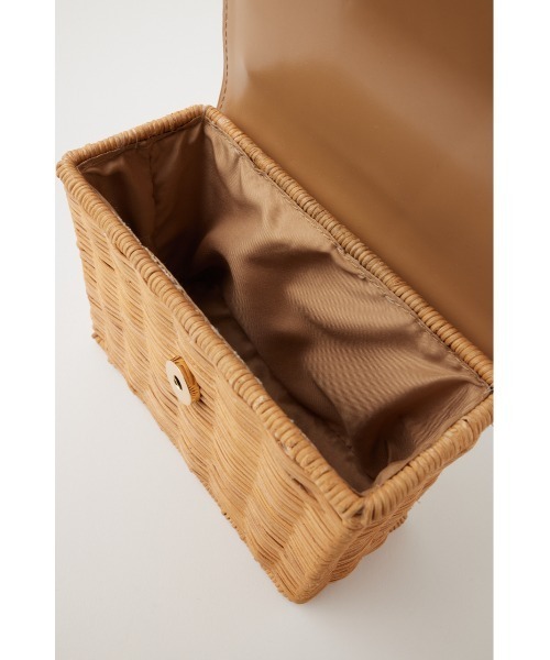 MOUSSY（マウジー）の「SQUARE BASKET バッグ（かごバッグ・レディース・ブラック/ベージュ・FREE）」の9枚目の写真