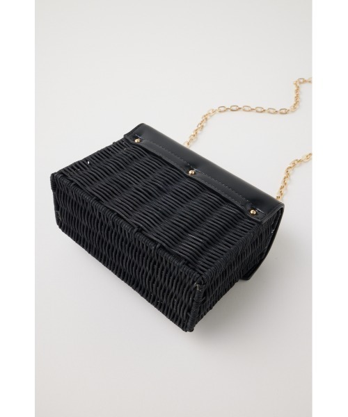 MOUSSY（マウジー）の「SQUARE BASKET バッグ（かごバッグ・レディース・ブラック/ベージュ・FREE）」の15枚目の写真