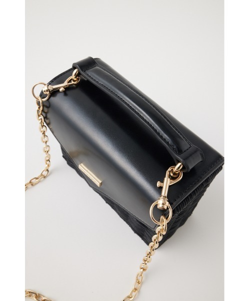 MOUSSY（マウジー）の「SQUARE BASKET バッグ（かごバッグ・レディース・ブラック/ベージュ・FREE）」の17枚目の写真