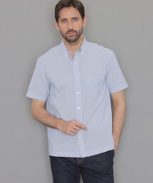 MACKINTOSH LONDON（マッキントッシュ ロンドン）の「【WEB・一部店舗限定】シアサッカーストライプ半袖ボタンダウンシャツ（シャツ/ブラウス・メンズ）」