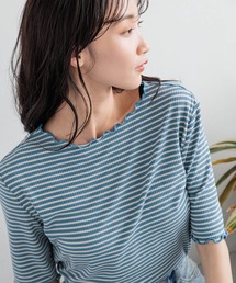 LOWRYS FARM | 2WAYボーダーメロー5S 126338(Tシャツ/カットソー)