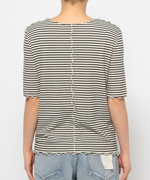 LOWRYS FARM（ローリーズファーム）の「２ＷＡＹボーダーメロー５Ｓ 126338（Tシャツ/カットソー・レディース・レッド/ブルー/アイボリー・FREE）」の10枚目の写真