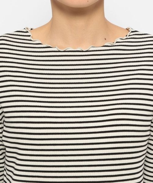 LOWRYS FARM（ローリーズファーム）の「２ＷＡＹボーダーメロー５Ｓ 126338（Tシャツ/カットソー・レディース・レッド/ブルー/アイボリー・FREE）」の13枚目の写真