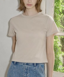 GIUNON | hem stitch t-shirt / ヘムステッチTシャツ(Tシャツ/カットソー)