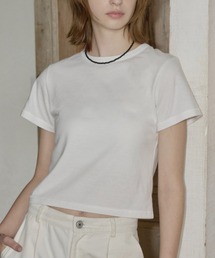 GIUNON | hem stitch t-shirt / ヘムステッチTシャツ(Tシャツ/カットソー)