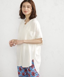 レーヨンナイロンスキッパーシャツ