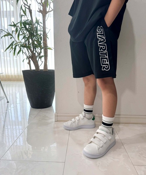 STARTER（スターター）の「STARTER スターター ドライメッシュハーフパンツ（その他パンツ・キッズ・ブラック/ブラック系その他/オフホワイト/イエロー/ネイビー/パープル/チャコール/ホワイト系その他・110cm/120cm/130cm/140cm/150cm/160cm）」の5枚目の写真