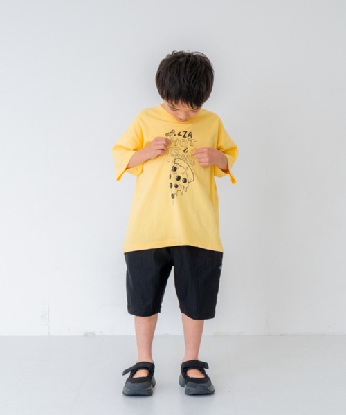 and D. petit main（アンドディープティマイン）の「アソートフードプリントTシャツ（Tシャツ/カットソー・キッズ・ピンク/ホワイト/イエロー/ネイビー・120cm/100cm/110cm/150cm/140cm/130cm）」の20枚目の写真