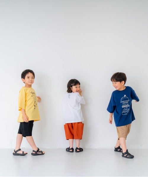 and D. petit main（アンドディープティマイン）の「アソートフードプリントTシャツ（Tシャツ/カットソー・キッズ・ピンク/ホワイト/イエロー/ネイビー・120cm/100cm/110cm/150cm/140cm/130cm）」の7枚目の写真