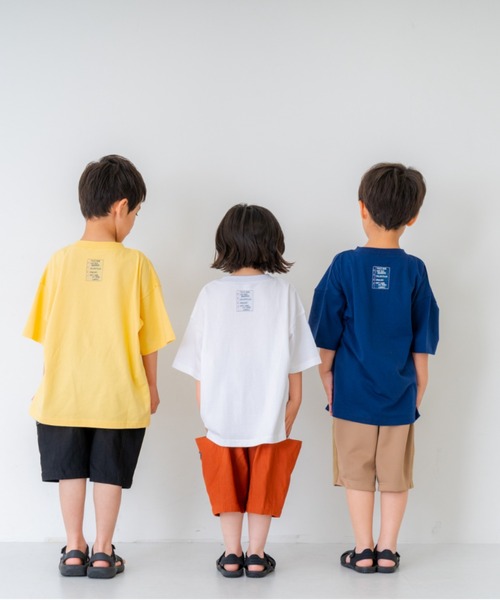 and D. petit main（アンドディープティマイン）の「アソートフードプリントTシャツ（Tシャツ/カットソー・キッズ・ピンク/ホワイト/イエロー/ネイビー・120cm/100cm/110cm/150cm/140cm/130cm）」の9枚目の写真