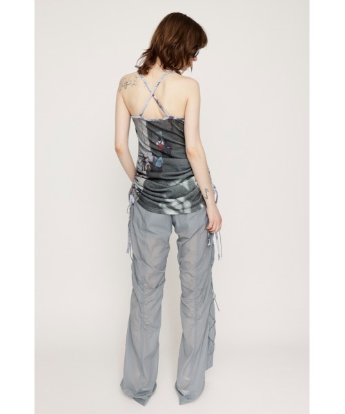 SLY（スライ）の「PHOTO PRINT SHIRRING OP フォト プリント シャーリング ワンピース（ワンピース・レディース・ピンク系その他/グレー系その他2・FREE）」の8枚目の写真