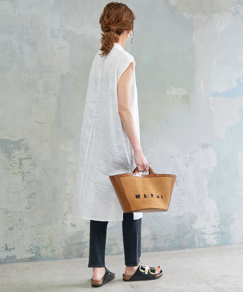 Spick & Span(スピックアンドスパン)の「ビスチェコンビチュニックシャツ(シャツ/ブラウス・レディース・ホワイト/ベージュ・FREE)」の13枚目の写真