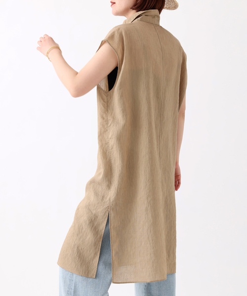 Spick & Span(スピックアンドスパン)の「ビスチェコンビチュニックシャツ(シャツ/ブラウス・レディース・ホワイト/ベージュ・FREE)」の22枚目の写真