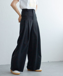 エステルツイル2タックパンツ