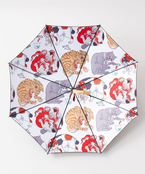 【石黒亜矢子×倭物やカヤ】日傘 《晴雨兼用》（長傘）｜カヤ（カヤ）