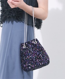 Cupid Heart | 【Cupid Heart】結婚式用！巾着風スパンコールパーティーバッグ(ショルダーバッグ)