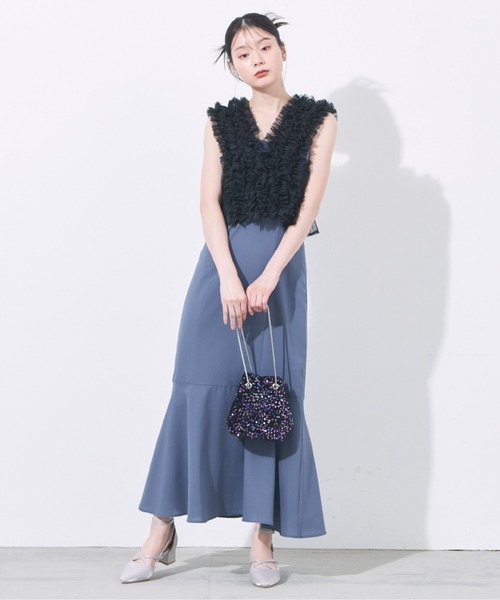 Cupid Heart(キューピッドハート)の「【Cupid Heart】結婚式用!巾着風スパンコールパーティーバッグ(ショルダーバッグ・レディース・グレー系その他/マルチ/シルバー/ブラック・MEDIUM)」の17枚目の写真