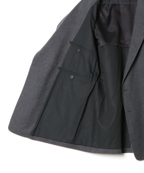 Ann DEMEULEMEESTER(アンドゥムルメステール)の「ANN DEMEULEMEESTER AGNES SLOUCHY JACKET(テーラードジャケット・レディース・ダークグレー・38/40)」の2枚目の写真