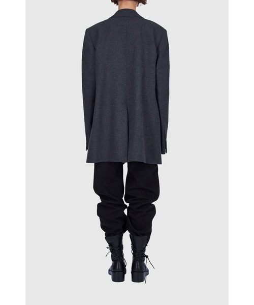 Ann DEMEULEMEESTER(アンドゥムルメステール)の「ANN DEMEULEMEESTER AGNES SLOUCHY JACKET(テーラードジャケット・レディース・ダークグレー・38/40)」の5枚目の写真