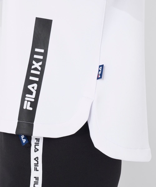 FILA GOLF(フィラゴルフ )の「【FILA GOLF/フィラゴルフ】レディース半袖モックネックシャツ ゴルフ(Tシャツ/カットソー・レディース・ホワイト/ブラック/グリーン/ベージュ・X-LARGE/LARGE/MEDIUM)」の13枚目の写真