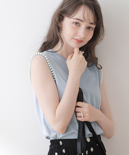 couture brooch」 ノースリーブブラウス 42 ブラック レディース couture brooch」 ノースリーブブラウス 42 ブラック レディース