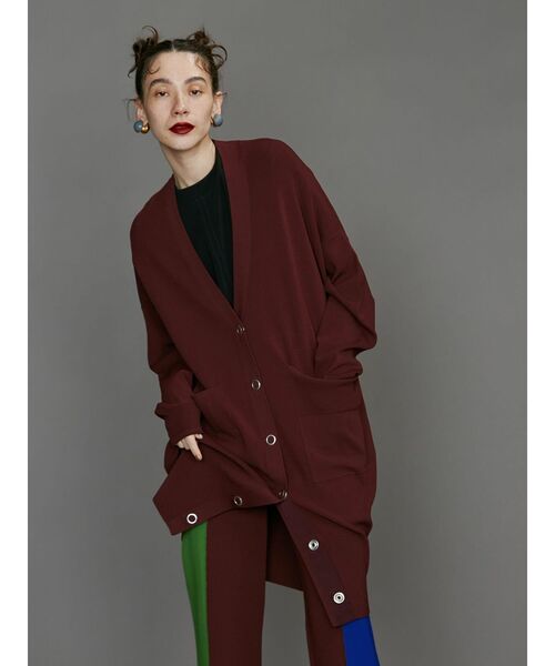 UN3D.（アンスリード）の「OVER CD / オーバーカーデ（カーディガン/ボレロ・レディース・グレー/ブラック/グリーン/ブラウン・FREE）」の18枚目の写真