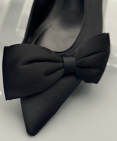 ANOTHER S（アナザーエス）の「リボン付きバックストラップミュール（サンダル・レディース・シルバー/ブラック・37/38/39）」の14枚目の写真