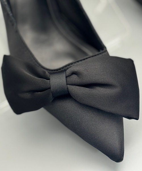 ANOTHER S（アナザーエス）の「リボン付きバックストラップミュール（サンダル・レディース・シルバー/ブラック・37/38/39）」の17枚目の写真