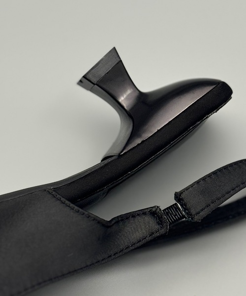 ANOTHER S（アナザーエス）の「リボン付きバックストラップミュール（サンダル・レディース・シルバー/ブラック・37/38/39）」の20枚目の写真