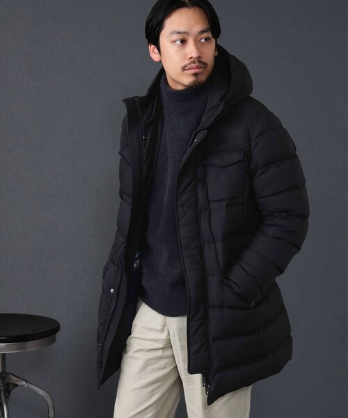 HERNO / 別注 4ポケット フーデッド ダウンコート（ダウンジャケット