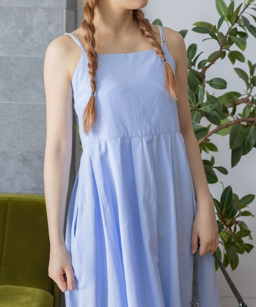 3.3 Field Trip （3.3フィールドトリップ）の「3.3 Field Trip／タックキャミロングワンピース（ワンピース・レディース・ホワイト/ブラック/ブルー・FREE）」の13枚目の写真