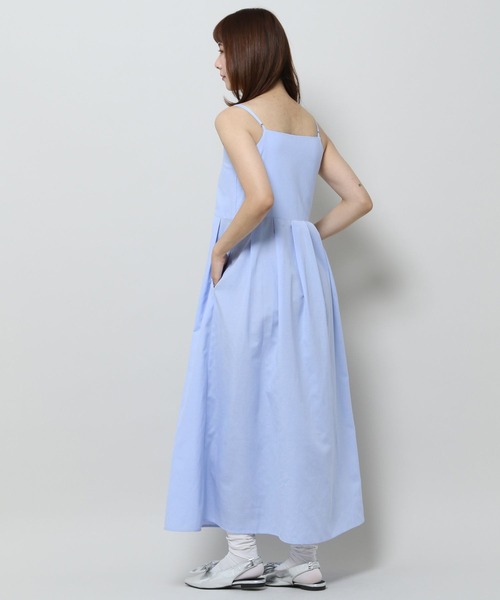 3.3 Field Trip （3.3フィールドトリップ）の「3.3 Field Trip／タックキャミロングワンピース（ワンピース・レディース・ホワイト/ブラック/ブルー・FREE）」の9枚目の写真