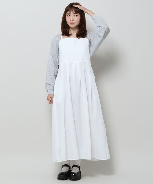 3.3 Field Trip （3.3フィールドトリップ）の「3.3 Field Trip／タックキャミロングワンピース（ワンピース・レディース・ホワイト/ブラック/ブルー・FREE）」の8枚目の写真