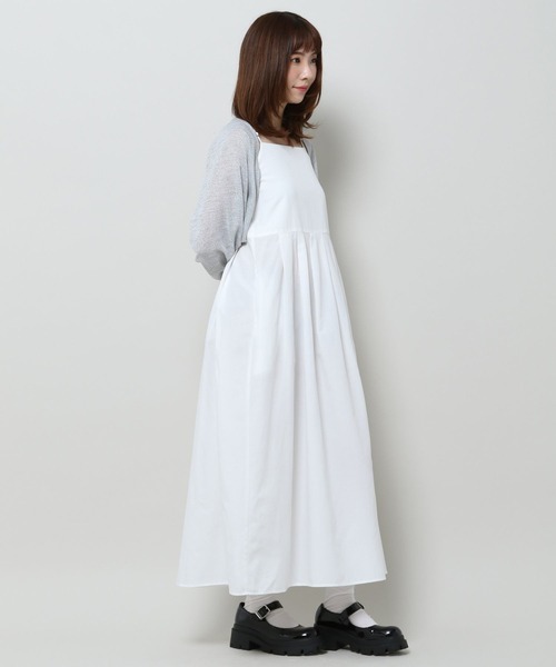 3.3 Field Trip （3.3フィールドトリップ）の「3.3 Field Trip／タックキャミロングワンピース（ワンピース・レディース・ホワイト/ブラック/ブルー・FREE）」の5枚目の写真