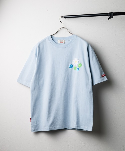 Naked Rust and other POEMS(ネイキッドラストアンドアザーポエムス)の「《Naked Rust and other POEMS》発泡プリント ショートスリーブ コットンTシャツ(Tシャツ/カットソー・レディース・ブルー/ホワイト/ブラック・FREE)」の3枚目の写真