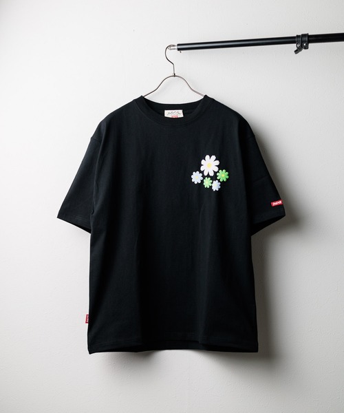 Naked Rust and other POEMS(ネイキッドラストアンドアザーポエムス)の「《Naked Rust and other POEMS》発泡プリント ショートスリーブ コットンTシャツ(Tシャツ/カットソー・レディース・ブルー/ホワイト/ブラック・FREE)」の2枚目の写真
