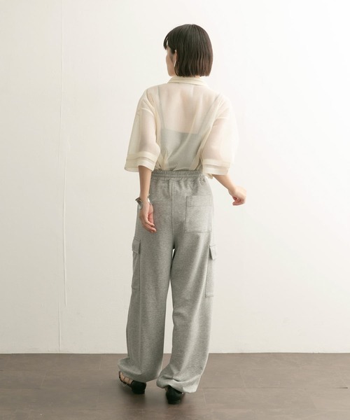 KBF（ケイビーエフ）の「ハーフZIPメッシュプルオーバー（シャツ/ブラウス・レディース・ボルドー/ブラック/アイボリー・ONE）」の22枚目の写真