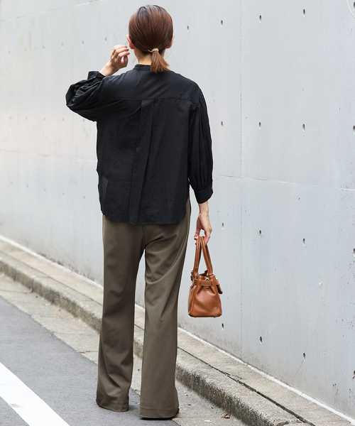 IENA（イエナ）の「シアーコットンギャバ フリルシャツ（シャツ