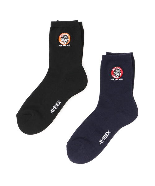 AVIREX（アヴィレックス）の「《直営店限定》TOM CAT NEYYORK SOCKS / トムキャット ニューヨーク ソックス / AVIREX / アヴィレックス（ソックス/靴下・メンズ・ホワイト/ブラック・FREE）」の12枚目の写真